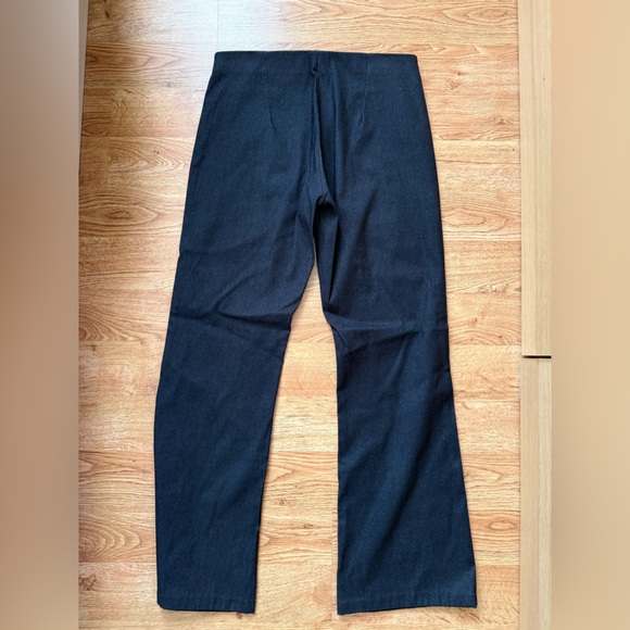 Navy Flare Pants for Women - Picture 4 of 4
